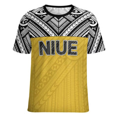 Niue T-shirt - Black/Yellow