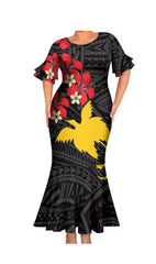 Papua New Guinea: Family Matching - Bird & Hibiscus