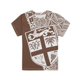Fiji Kids T-Shirt - Brown