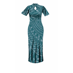 Lake Collection: Saina Women’s Dress - Ocean