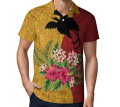 Papua New Guinea Polo - Hibiscus Floral
