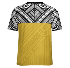 Niue T-shirt - Black/Yellow