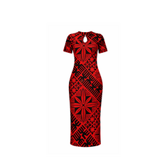 Eva Collection: Saina Women’s Dress - Red