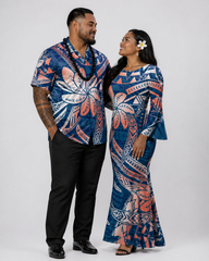 Hope Collection: Men’s Shirt - Ocean Coral
