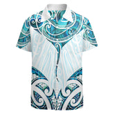 Aria Collection: Men’s Shirt - Aqua