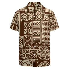 Sio Collection: Men’s Shirt - Brown