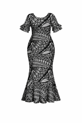 Mao Collection: Women’s Mermaid Dress - Black