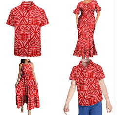 Sash Collection: Family Matching - Aloha Red