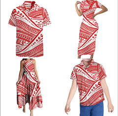 Romy Collection: Family Matching - Siva Red