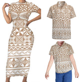 Liko Collection: Family Matching - Tapa Brown