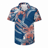 Hope Collection: Boy’s Shirt - Ocean Coral