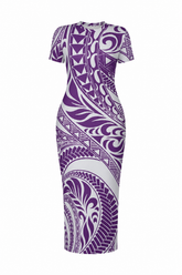 Tele Collection: Women’s Bodycon Dress - Purple
