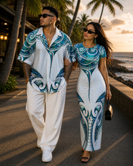 Aria Collection: Women’s Bodycon Dress - Aqua