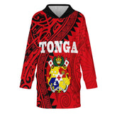 Tonga Hoodie Blanket - Red Coat of Arms