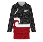 Māori Hoodie Blanket