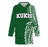 Kukis Hoodie Blanket - Green