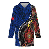 Samoan/Aboriginal Hoodie Blanket