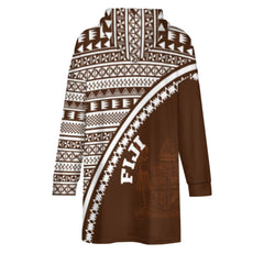 Fiji Hoodie Blanket - Brown