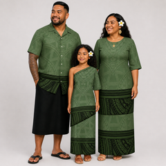 Niko Collection: Women’s Puletasi Dress - Olive