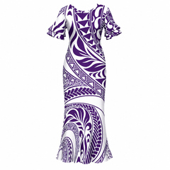 Tele Collection: Women’s Mermaid Dress - Purple