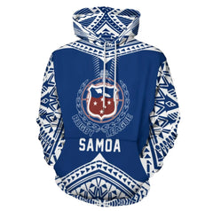 Samoan Hoodie - Blue Rugby League