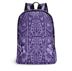 Polynesian Backpack - Light Purple
