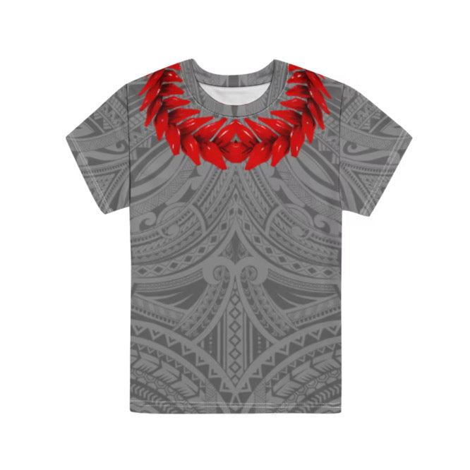Ula Fala Kids T-Shirt - Grey