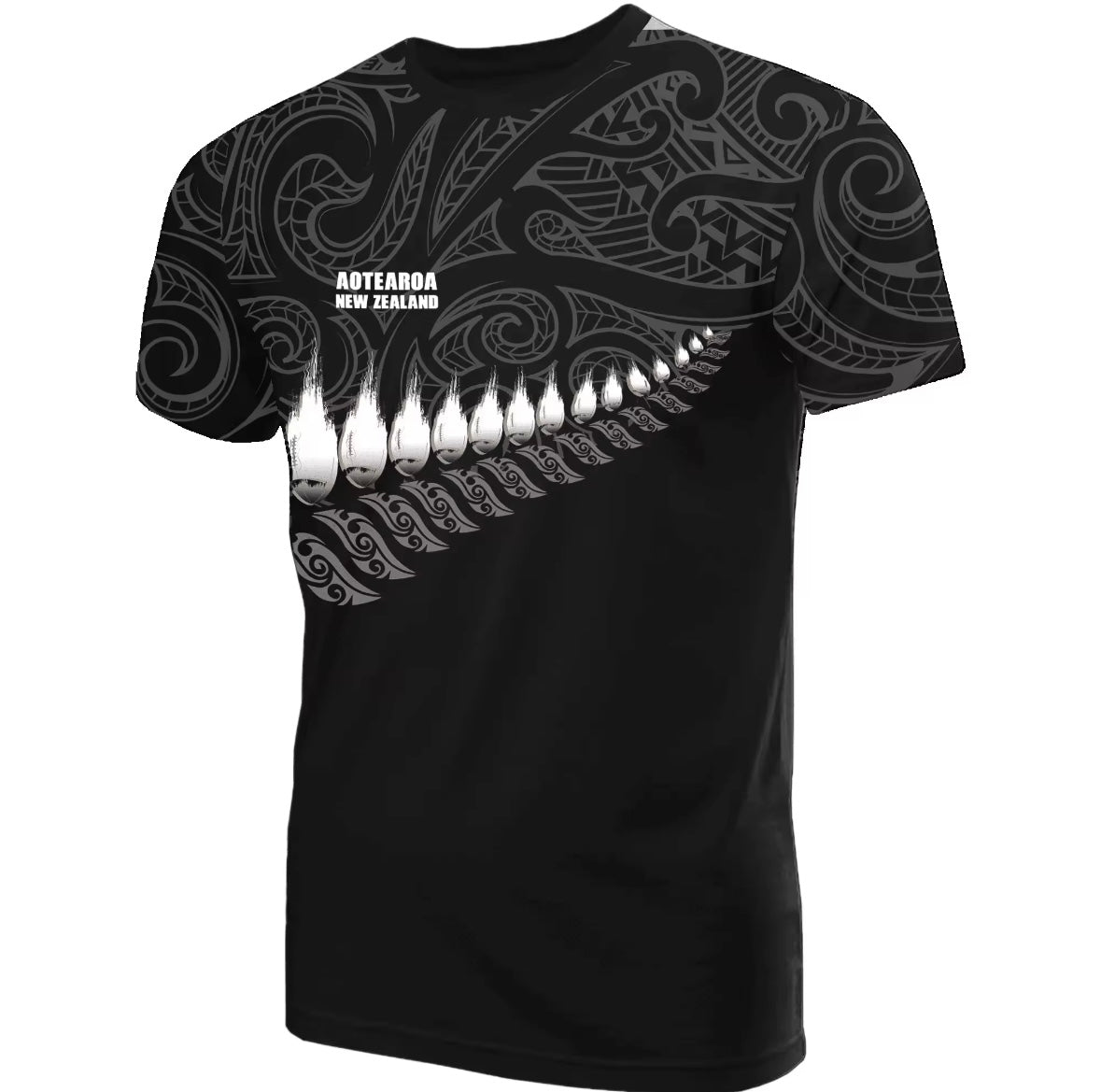 New Zealand T-Shirt - Silver Fern