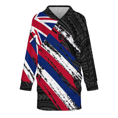 Hawaiian Hoodie Blanket