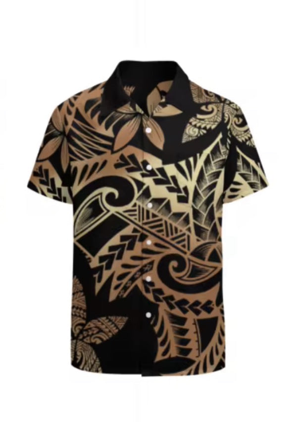 Nala Collection: Men’s Shirt - Gold