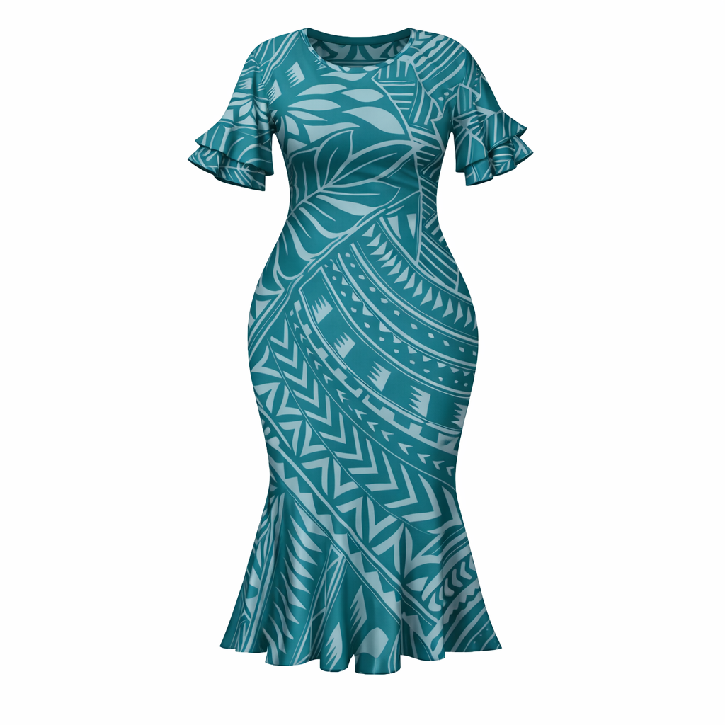 Lake Collection: Women’s Mermaid Dress - Ocean