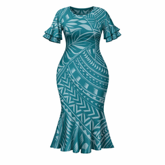 Lake Collection: Women’s Mermaid Dress - Ocean
