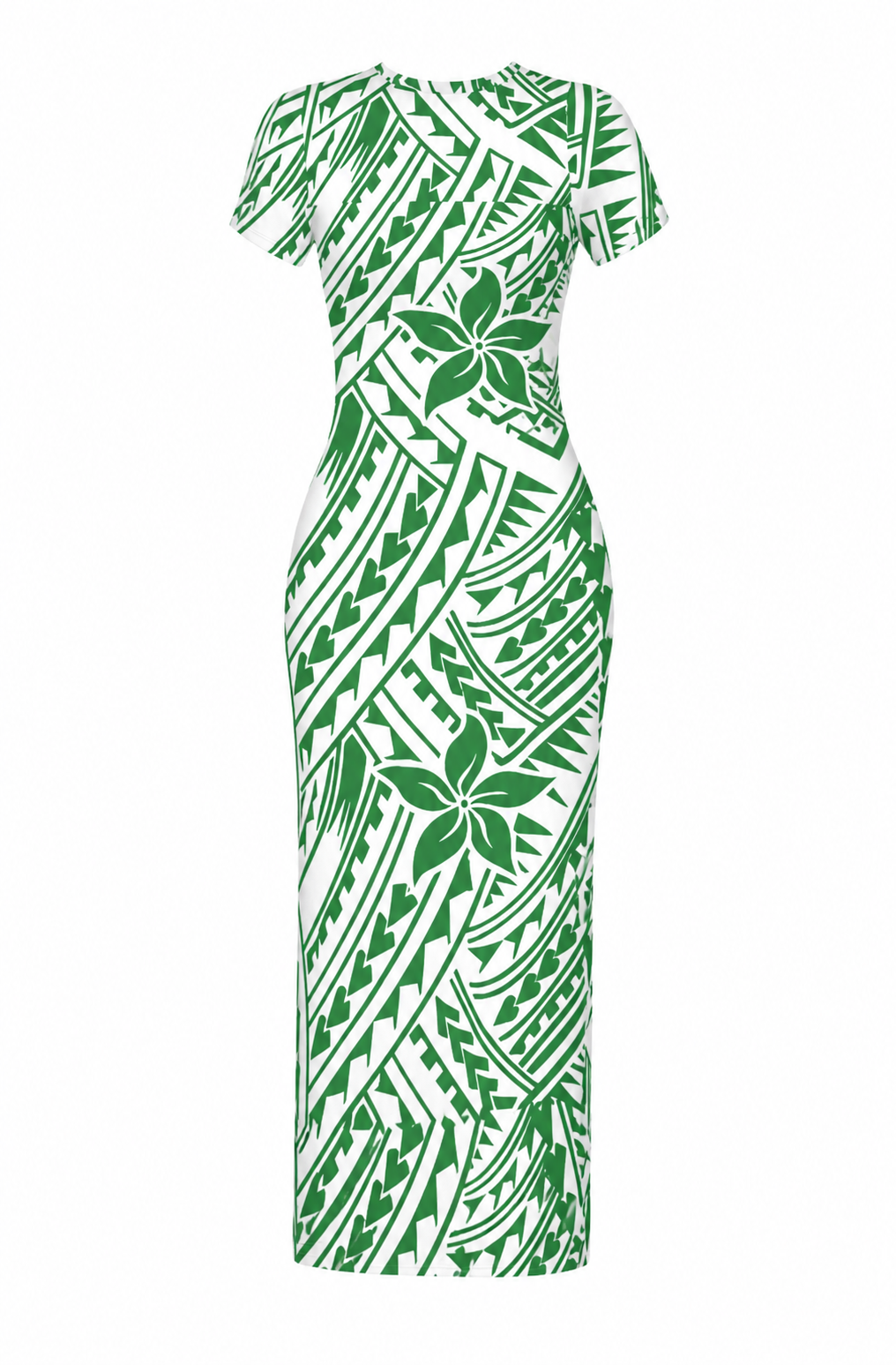 Rangi Collection: Women’s Bodycon Dress - Green