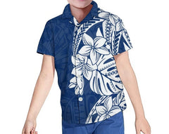 Tina Collection: Boy’s Shirt - Blue