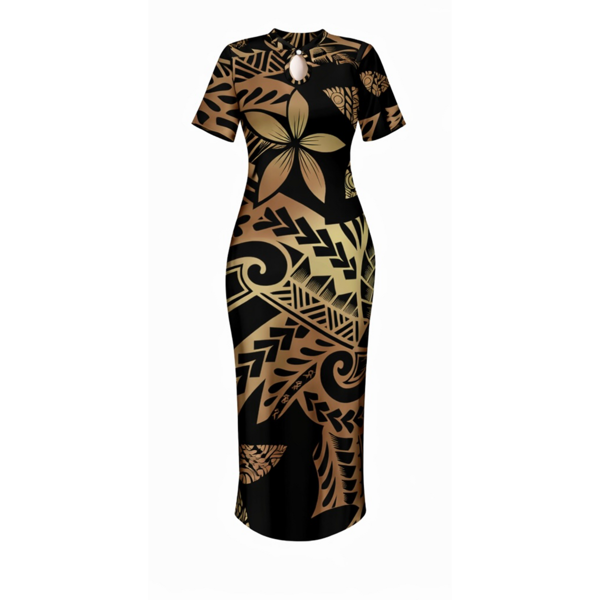 Nala Collection: Saina Women’s Dress - Gold