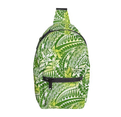 Polynesian Chest Bag - Green