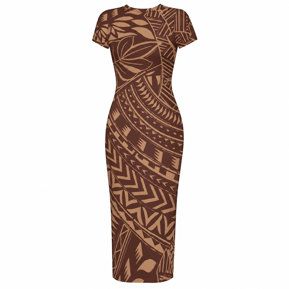 Lake Collection: Women’s Bodycon Dress - Brown