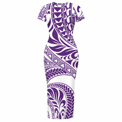Tele Collection: Women’s Bodycon Dress - Purple