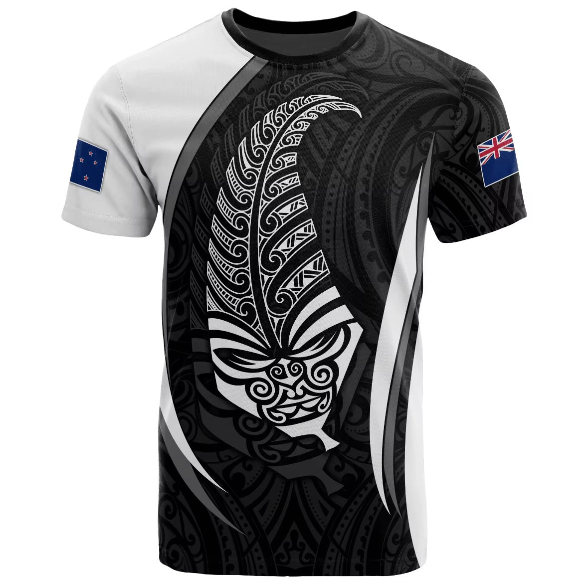New Zealand T-Shirt - Warrior Mask
