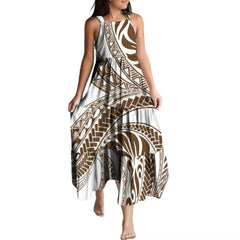Tele Collection: Girl’s Maxi Dress - Brown