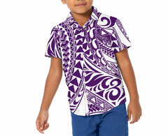Tele Collection: Boy’s Shirt - Purple