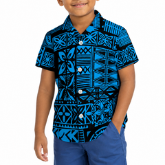 Sio Collection: Boy’s Shirt - Blue
