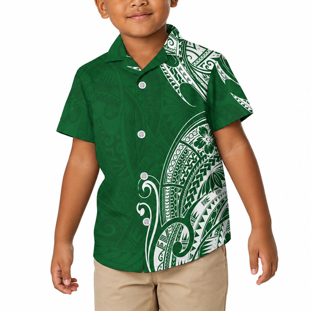 Sola Collection: Boy’s Shirt - Green