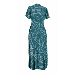 Lake Collection: Saina Women’s Dress - Ocean