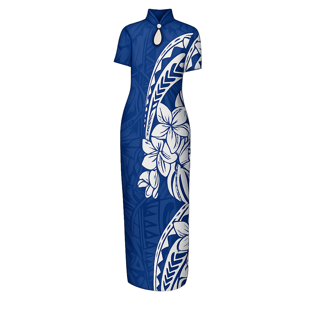 Tina Collection: Saina Girl’s Dress - Blue