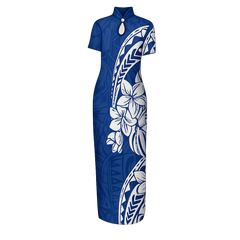 Tina Collection: Saina Girl’s Dress - Blue