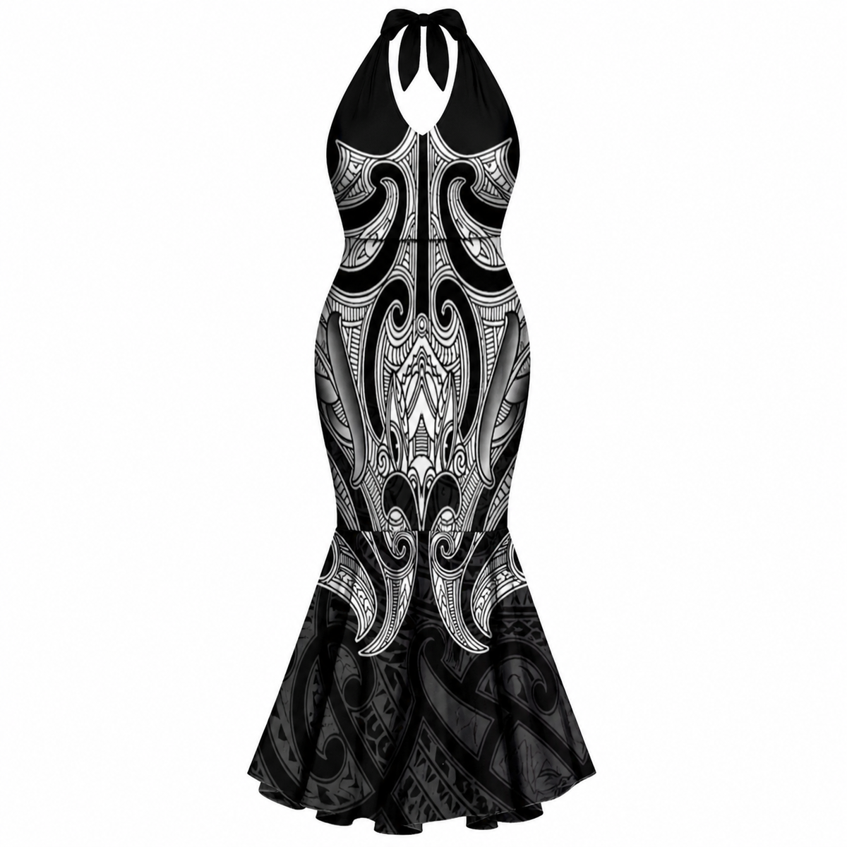 Kelia Collection: Halter Neck Women’s Dress - Black