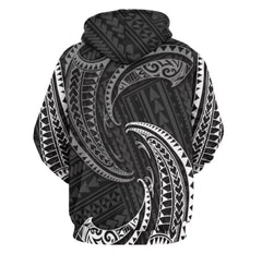 Samoan Hoodie Black