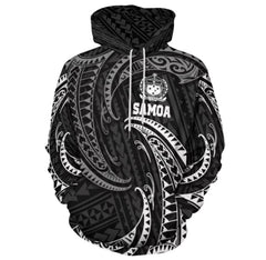 Samoan Hoodie Black