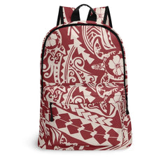 Polynesian Backpack - Red/White